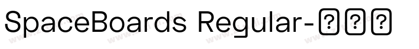 SpaceBoards Regular字体转换